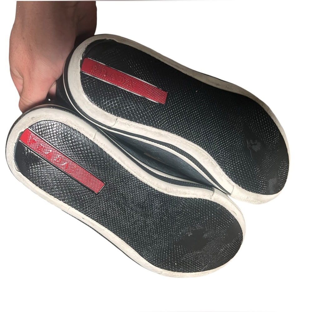 Prada Leather Sneakers - Picture 6 of 9